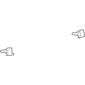 Lexus 64819-60040 Spacer, Back Window Glass, NO.2