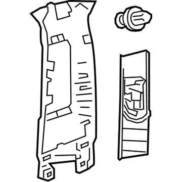 Toyota 62410-F4020-C1 Upper Center Pillar Trim