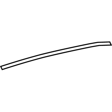 Lexus 75763-48030 MOULDING, Rear Door Window Frame
