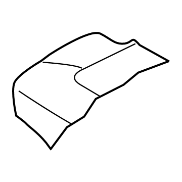 Nissan 89311-1LK5A Pad - 3RD Seat Cushion, RH