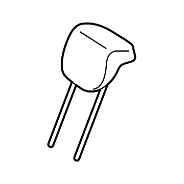 Infiniti 86480-1LF0E Head Rest-3RD Seat