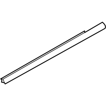 BMW 51-33-7-220-187 Channel Cover, Exterior, Door, Front Left