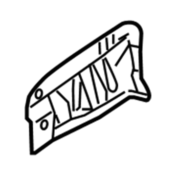 Nissan 74777-1VK0A Protector-Mudguard, LH