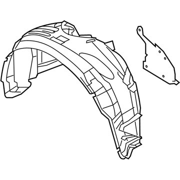 Ford DA5Z-16102-A Fender Liner