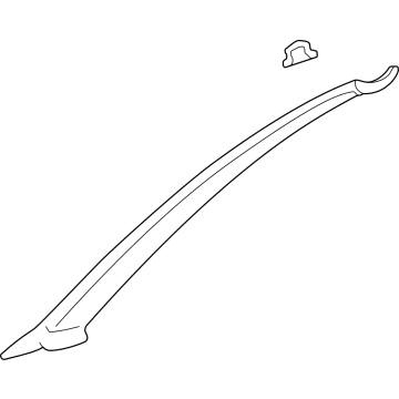 GM 30013735 Molding, Windshield Side Upper Garnish *Gray