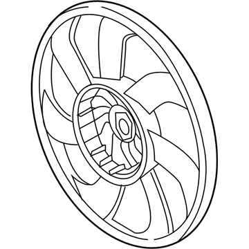 Honda 38611-5J6-A01 Fan, Cooling