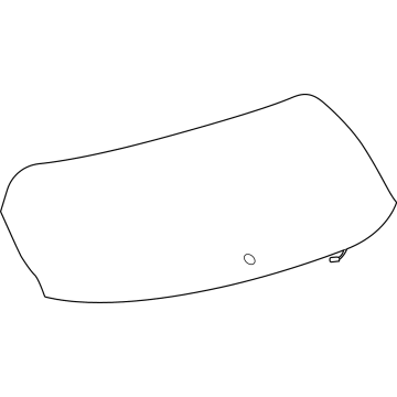 Lexus 68105-F6020 GLASS SUB-ASSY, BACK