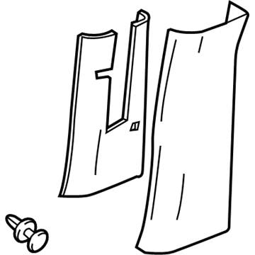 GM 22823130 Lower Center Pillar Trim