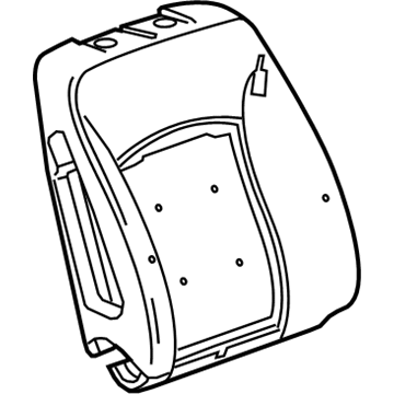 GM 22743025 Seat Back Pad