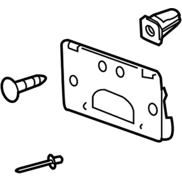 GM 15199886 License Bracket
