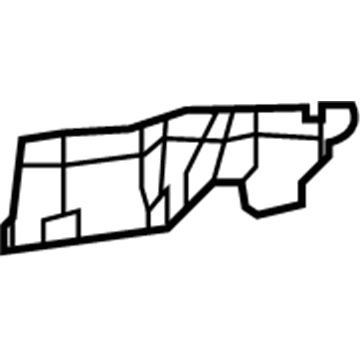 Mopar 68250484AA Bracket-FASCIA Support