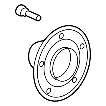 Acura 44600-TG7-A00 Hub Assembly, Front