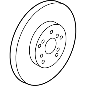 Honda 45251-TK8-A02 Disk, Front Brake (17