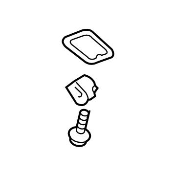 Toyota 86769-0C010 Antenna Mount Kit