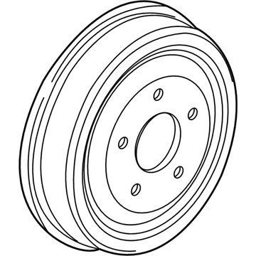 GM 10306594 Drum Asm, Rear Brake
