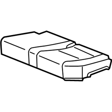 Honda 82531-SJC-A01ZA Cover, Left Rear Seat Cushion Trim (Green)