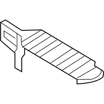 Nissan 74761-JF00A INSULATOR-Heat, Rear Floor