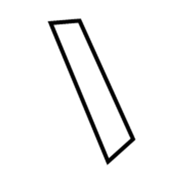 Hyundai 86383-3X000 Tape-Rear Door Black Rear, LH