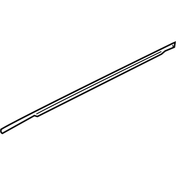 Hyundai 83210-3X000 Weatherstrip Assembly-Rear Door Belt Outside LH
