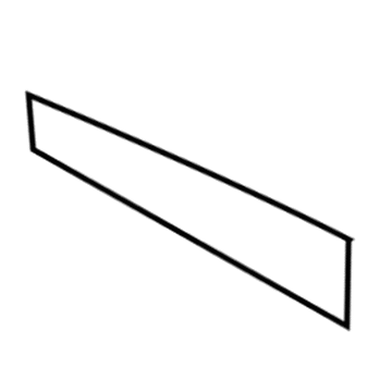 Hyundai 86381-3X000 Tape-Rear Door Black Frame Front, LH
