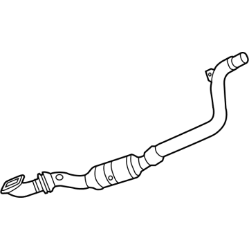 Mopar 68038393AJ Front Catalytic Converter And Pipe