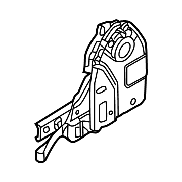 Hyundai 89390-K5000 LATCH ASSY-REAR SEAT, LH