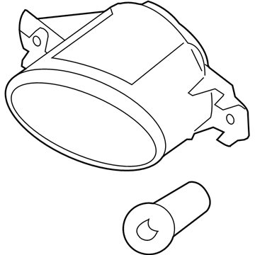Nissan 26155-JA00A Lamp Assembly-Fog, LH
