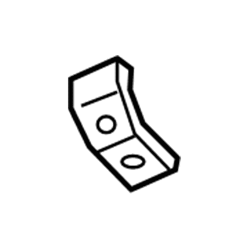 Nissan 79182-1FA0A Bracket Rear Bumper Side