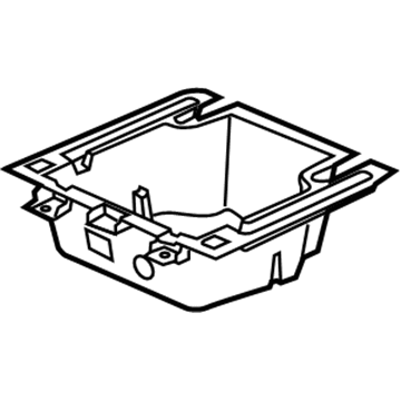GM 23423288 Seat Back Assembly Tray