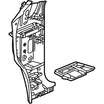 GM 42482504 Hinge Pillar Reinforcement