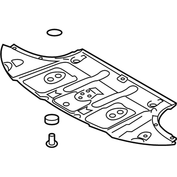 Hyundai 29110-B1200 Panel Assembly-Under Cover, Front