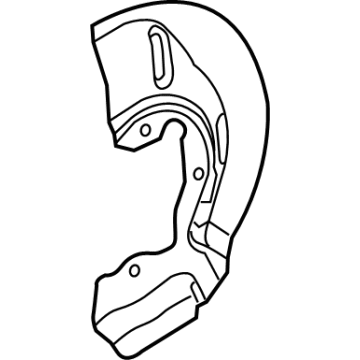 Kia 51755P2000 Cover-Fr Brake Disc