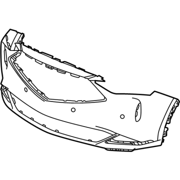Acura 04711-TYA-A00ZZ Face, Front Bumper