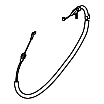 BMW 51-22-7-409-274 Bowden Cable, Outside Door Handle, Rear