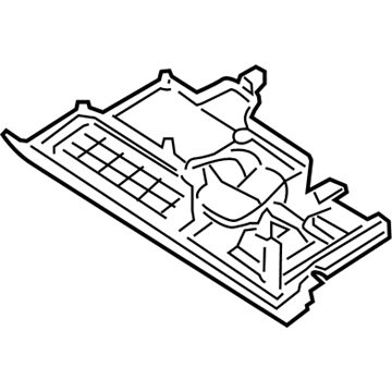 Kia 972852T100 Cover Assembly-Under