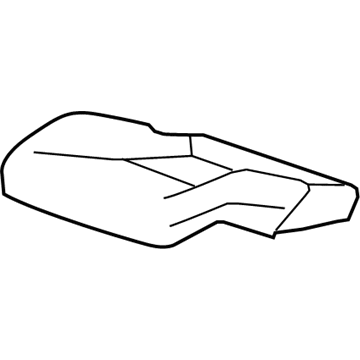 GM 23161534 Cover, Driver Seat Cushion *Jet Black