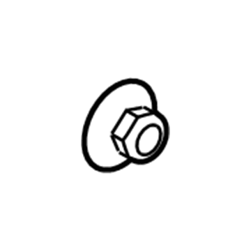 Kia 527454D000 Nut-Wheel Bearing