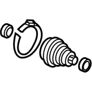 Acura 44018-S6M-020 Boot Set, Outboard