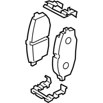 Kia 58101M7A00 Pad Kit-Front Disc B