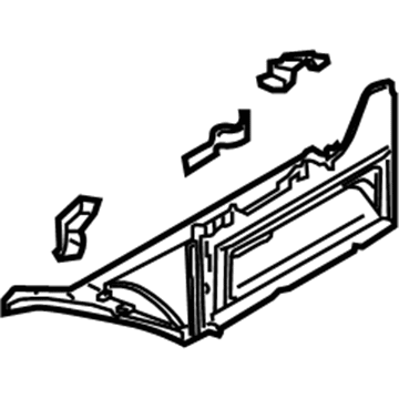 BMW 41-14-7-111-221 Trunk Floor Left