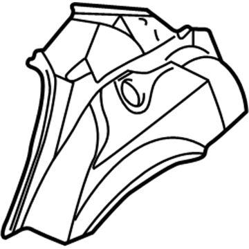 BMW 41-21-8-167-237 Column C Exterior, Left