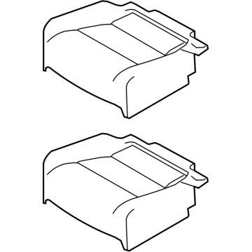 Infiniti 88300-5NB2A Cushion Assy-Rear Seat, RH