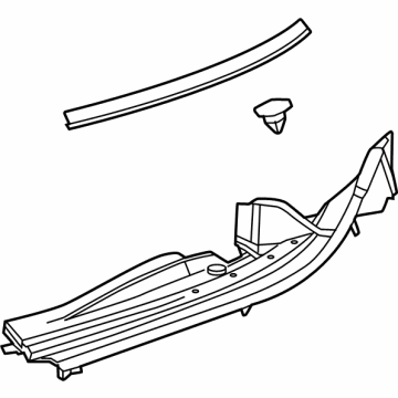 Lexus 53808-0E150 REINFORCEMENT SUB-AS