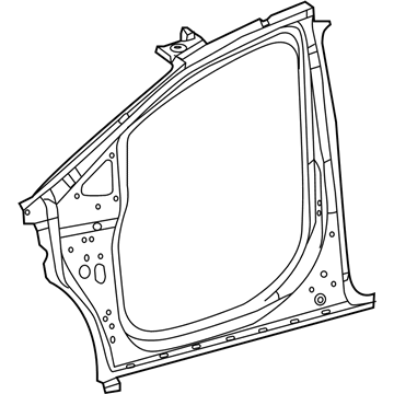 Mopar 68420644AC Reinforce-Body Side Aperture Front
