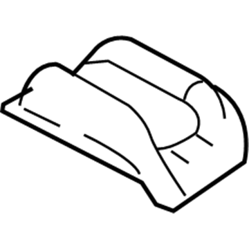 GM 10314763 Cover-D/P Seat Inner Adjuster Rear Finish *Black