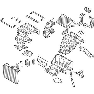 Hyundai 97150-3M560 Heater & Evaporator Assembly
