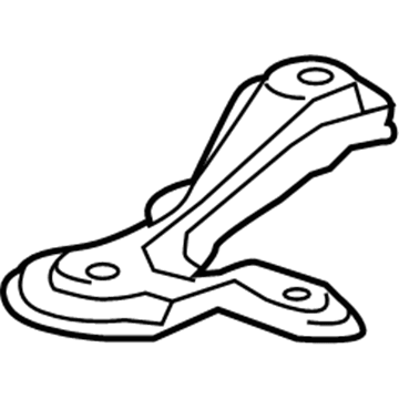 Lexus 52258-72022 Brace, Front Suspension Member, Rear LH