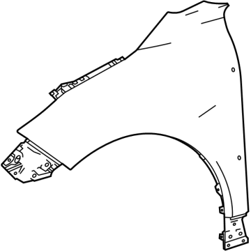 Toyota 53801-48140 Fender Sub-Assembly, Fr