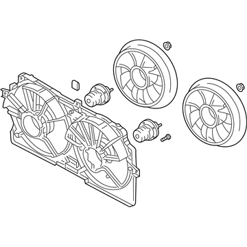 GM 19130418 Shroud Asm, Engine Coolant Fan