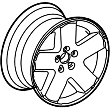 Honda 42700-SDB-J12 Disk, Aluminum Wheel (17X6 1/2Jj) (Enkei)